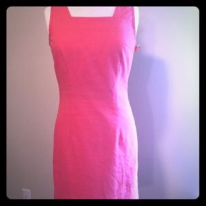 🎉DONATING SOON🎉Salmon lined shift dress Sz 5-6.